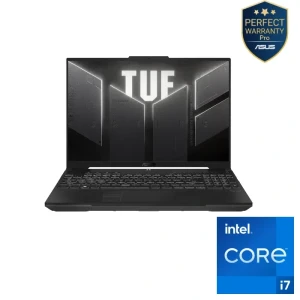 ASUS TUF Gaming F16 FX607VU-RL007W Gaming Laptop, Intel Ci7 13620H, 16GB RAM, 512GB SSD, RTX 4050 6GB, 16” WUXGA 144Hz, Win11, Gray - 90NR0N06-M00710