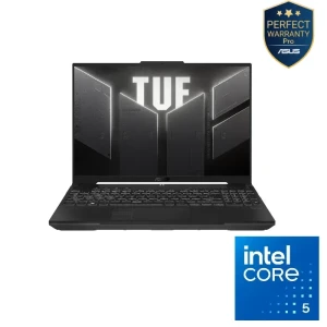 ASUS TUF Gaming F16 FX607VU-RL805W Gaming Laptop, Intel Core 5 210H, 8GB RAM, 512GB SSD, RTX 4050 6GB, 16” WUXGA 144Hz, Win11, Gray - 90NR0N06-M008L0
