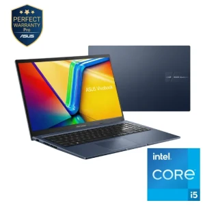 ASUS Vivobook 15 X1502VA-NJ065W Laptop, Intel Ci5 13420H, 16GB RAM 512GB SSD, 15.6-inch FHD, Intel Iris Xᵉ Graphics Win11 Quiet Blue - 90NB10T1-M00UF0