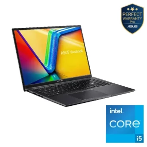 لاب توب اسوس فيفو بوك X1605VA-MB005W شاشة 16 بوصة WUXGA انتل كور i5-13500H  رام 8 جيجابايت و 512 جيجابايت SSD انتل ايريس Xe جرافيكس ويندوز 11 - اسود