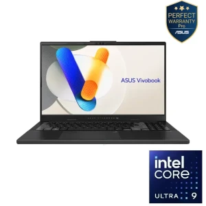 Asus Vivobook Pro 15 OLED N6506CU-MA014W Laptop, Intel Core Ultra 9 285H, 24GB RAM, 2TB SSD, RTX 4050 6GB, 15.6” OLED 120Hz, Win11, 90NB15E3-M00380