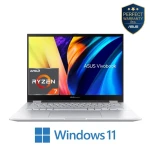 لاب توب اسوس فيفو بوك S 14 فليب TN3402YA-LZ007W معالج AMD R7 7730U رام 8 جيجا 512 جيجا SSD شاشة تاتش 14.0 بوصة WUXGA رسومات AMD Radeon ويندوز11  + قلم