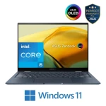 لاب توب اسوس زن بوك 14 فليب UP3404VA-OLED005W  OLED انتل كور i5-1340P رام 8 جيجا و 512 جيجا هارد SSD انتل ايريس Xe جرافيكس ويندوز 11 - ازرق