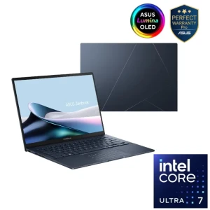 ASUS Zenbook 14 OLED UX3405MA-PP381WS Laptop 14-inch OLED 3K Intel Core Ultra 7 155H 16GB RAM 1TB SSD Intel Arc Graphics Win11 Blue -90NB11R1-M00JL0