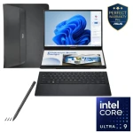 اسوس زين بوك ديو UX8406MA-OLEDI9IG لاب توب OLED شاشة 14 بوصة 3 كيه انتل كور الترا 9 185H رام 32 جيجا 2 تيرا SSD انتل ارك ، Win11 رمادي + جراب و قلم