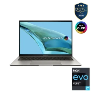 ASUS Zenbook S13 OLED UX5304VA-OLED517W Intel Ci7-1355U 16GB RAM 512GB SSD Intel Iris Xe Graphics 13.3-Inch OLED Win 11 Basalt Gray - 90NB0Z92-M00D50