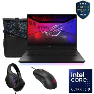 Asus ROG Strix Scar 18 G835LX-AI464W Gaming Laptop, Intel Core Ultra 9 275HX, 64GB RAM, 4TB SSD, RTX 5090 24GB, 18” 2.5K, 240Hz, Win11 90NR0LF1-M007D0
