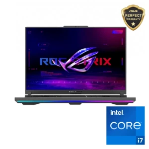 اسوس روج ستريكس G614JZ-NN007W لابتوب العاب 16 بوصة 165 هرتز انتل كور i7-13650HX رام 16 جيجا و 1 تيرا SSD رسومات RTX 4080 سعة 12 جيجا ويندوز11 رمادي