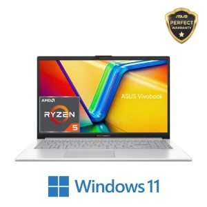 ASUS Vivobook Go 15 E1504FA-NJ005W Laptop AMD R5 7520U 8GB RAM 512GB SSD AMD Radeon Graphics 15.6-inch FHD 60Hz Win 11 Cool Silver, 90NB0ZR1-M01WW0