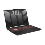 اسوس TUF A15 FA507NU-LP007W لاب توب ألعاب AMD R5-7535HS رام 8 جيجا 512 جيجا SSD رسومات RTX 4050 سعة 6 جيجا 15.6 بوصة 144 هرتز Win11 رمادي + حقيبة ظهر