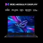 Asus ROG Flow X16 GV601VU-NF060W Gaming Laptop Intel Ci9-13900H, 16GB RAM 1TB SSD RTX 4050 6GB, 16-inch 240Hz Touch, Win11, Off Black 90NR0D21-M00370