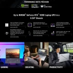 Asus ROG Zephyrus G16 GU605CW-GR164W Gaming Laptop Intel Core Ultra 9 285H 64GB RAM 2TB SSD RTX 5080 16GB 16-inch 240Hz Win11 Gray - 90NR0LX5-M006V0