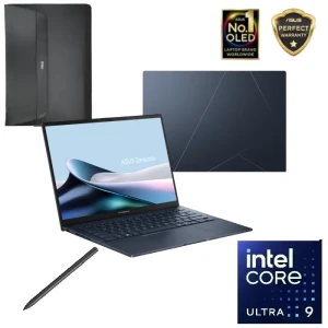 ASUS Zenbook 14 OLED UX3405CA-PZ252W Laptop 14" OLED, Intel Core Ultra 9 285H, 16GB RAM 1TB SSD Intel Arc Graphics Win11 + Sleeve, 90NB14W3-M00BN0