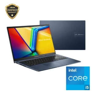 ASUS Vivobook 15 X1502VA-NJ065W Laptop, Intel Ci5 13420H, 16GB RAM 512GB SSD, 15.6-inch FHD, Intel Iris Xᵉ Graphics Win11 Quiet Blue - 90NB10T1-M00UF0