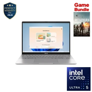 لابتوب أسوس فيفوبوك  S14 S3407CA-LY065W، انتل كور الترا  5 225H، رام 16 جيجا، 512 جيجا SSD، رسومات Intel، شاشة 14 بوصة WUXGA، نظام تشغيل Win11، فضي