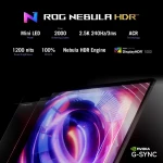 Asus ROG Strix Scar 18 G835LX-AI464W Gaming Laptop, Intel Core Ultra 9 275HX, 64GB RAM, 4TB SSD, RTX 5090 24GB, 18” 2.5K, 240Hz, Win11 90NR0LF1-M007D0