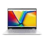 لابتوب أسوس فيفوبوك S14 فليب TP3402VA-LZ065W، إنتل CI5-13420H، رام 16 جيجا، 512 جيجا SSD، رسومات إنتل UHD، شاشة لمس WUXGA مقاس 14 بوصة، Win11 ، فضي