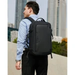 Arctic Hunter B00187 - 15.6 Inch Waterproof Laptop Backpack With USB Charging Port - Black