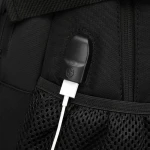 RAHALA 2300 Casual Waterproof Backpack USB Port - Black