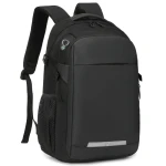 RAHALA 2300 Casual Waterproof Backpack USB Port - Black