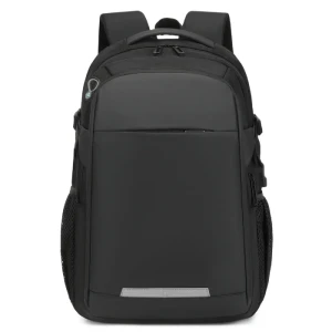 RAHALA 2300 Casual Waterproof Backpack USB Port - Black