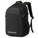 RAHALA 2300 Casual Waterproof Backpack USB Port - Black