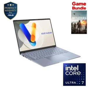 ASUS Vivobook S14 S5406SA-PP007W Laptop, Intel Core Ultra 7 258V, 32GB RAM, 1TB SSD, Intel Arc Graphics, 14.0” 3K OLED 120Hz, Win11, 90NB15R2-M00EP0