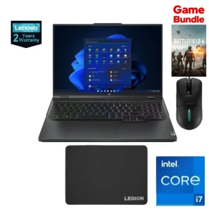 لاب توب العاب لينوفو ليجن برو 5 16IRX9 ، إنتل Ci7 14650HX رام 16 جيجا، 1 تيرا SSD رسومات RTX 4060 سعة 8 جيجا، شاشة 16 بوصة 240 هرتز+ ماوس، ماوس باد