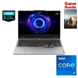 لابتوب الألعاب لينوفو LOQ 15IRX10، انتل  Ci7-14700HX، رام 24 جيجا، 512 جيجا SSD، رسومات RTX 5050 سعة 8 جيجا، شاشة 15.6” بتردد 144 هرتز، Win11، رمادي