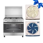 ZANUSSI Cooker COOLMAX 5 Gas Burners ZCG94396XA + TOSHIBA Kitchen Ventilating Fan 20 cm VRH20J10