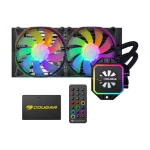 COUGAR Helor 240, Liquid CPU Cooler, 240 mm, with 2 Vortex Omega 120 mm Fans