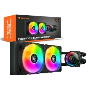 مبرد سائل كوجار Poseidon Elite ARGB 240 AIO أسود