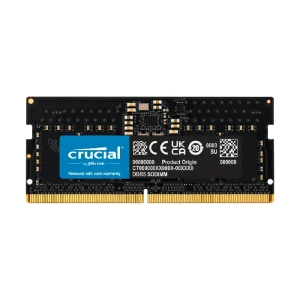 ذاكرة رام للاب توب من Crucial بسعة 8 جيجابايت DDR5 بتردد 4800 ميجاهرتز SODIMM