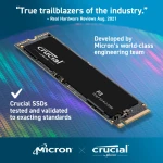 Crucial P3 1TB M.2 PCIe Gen3 NVMe Internal SSD Memory