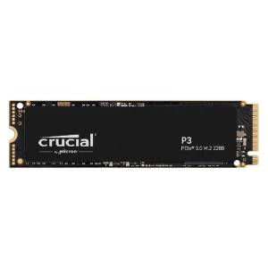 ذاكرة SSD داخلية Crucial P3 بسعة 500 جيجابايت M.2 NVME PCIe Gen3 2280