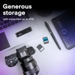 ذاكرة SSD داخلية Crucial P3 بسعة 500 جيجابايت M.2 NVME PCIe Gen3 2280