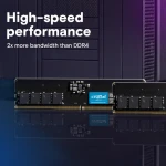 كروشال ذاكرة كمبيوتر DDR5 4800  سعة 16 جيجابايت -  CT16G48C40U5