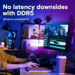 كروشال ذاكرة كمبيوتر DDR5 4800  سعة 16 جيجابايت -  CT16G48C40U5