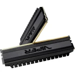 Patriot Viper 4 Blackout Series CL16 DDR4 16GB 3200MHz Kit (2 x 8GB) Desktop PC RAM Memory