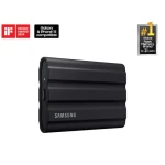 Samsung T7 Shield External Solid State Drive portable SSD, 1TB, 2.5 Inch, Black- ‎MU-PE1T0S