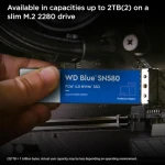 هارد SSD داخلي ويسترن ديجيتال بلو SN580، 2 تيرابايت ، M.2 2280، PCIe 4.0 - WDS200T3B0E