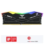 TEAMGROUP T-Force DELTA RGB 16GB DDR5 6000MHz Desktop RAM Memory - BLACK