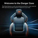 COUGAR Hotrod Comfortable Gaming Chair Orange and Black