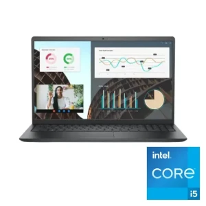 DELL Vostro 3530 Laptop, Intel Core i5-1334U, 8GB RAM, 512GB SSD, Intel UHD Graphics, 15.6’’ Inch FHD 120Hz, Ubuntu – Carbon Black