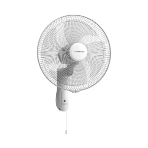 TORNADO Wall Fan 16 Inch 4 Plastic Blades 3 Speeds white TWF-16W