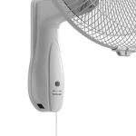 TORNADO Wall Fan 16 Inch 4 Plastic Blades 3 Speeds white TWF-16W