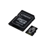 Kingston 256GB micSDXC Select Plus Memory Card + SD Adaptor, SDCS2/256GB - Black