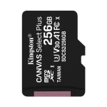 Kingston 256GB micSDXC Select Plus Memory Card + SD Adaptor, SDCS2/256GB - Black