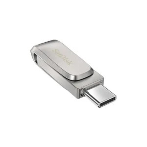 Sandisk Flash Memory 256GB Ultra Dual Drive Luxe Type C, SDDDC4-256G-G46 - silver