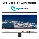 شاشة بينكيو GW2491 عناية بالعيون  مقاس 24 بوصة بتقنية IPS وتردد 100 هرتز ودقة FHD و99% sRGB، ومنفذ HDMI ، ومنفذ DP ، وضمان 3 سنوات